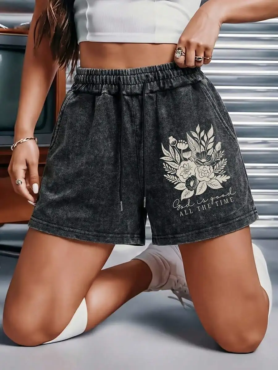 Womens Washed Cotton Drawstring Shorts Casual Loose Fit Summer Shorts
Womens Washed Cotton Drawstring Shorts Casual Loose Fit Summer Shorts