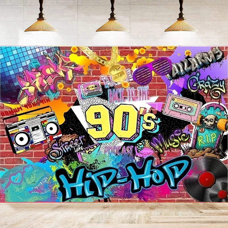 90-е дом вечерние фотографии фон хип-хоп рок-музыка танец дискотека день рождения красочные граффити кирпичная стена баннер Декор фон
90-е дом вечерние фотографии фон хип-хоп рок-музыка танец дискотека день рождения красочные граффити кирпичная стена баннер Декор фон