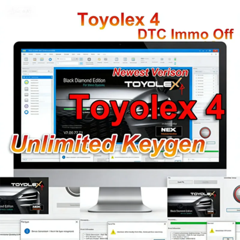 Toyolex4 (Toyolex 4) с неограниченным количеством ключей для Denso для Lexus, программное обеспечение для отключения кодов неисправностей (DTC), аналог Toyolex3 (Toyolex 3)
Toyolex4 (Toyolex 4) с неограниченным количеством ключей для Denso для Lexus, программное обеспечение для отключения кодов неисправностей (DTC), аналог Toyolex3 (Toyolex 3)