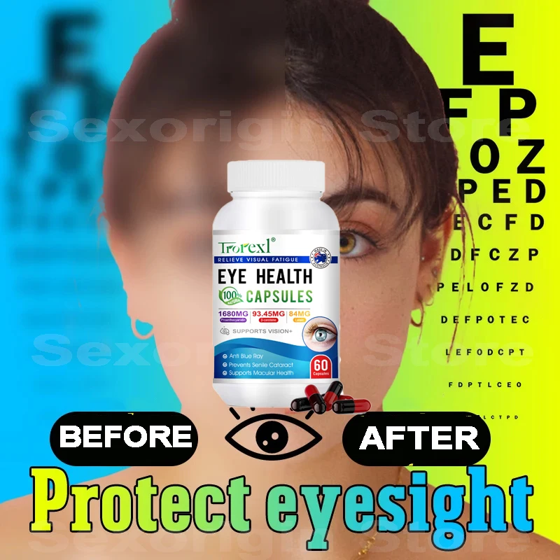 Vision Health Supplement - Eye Vision Vitamins for Eye Health, Vision Support & Macular Free Radical Defense, Improve Eye Edema
Vision Health Supplement - Eye Vision Vitamins for Eye Health, Vision Support & Macular Free Radical Defense, Improve Eye Edema