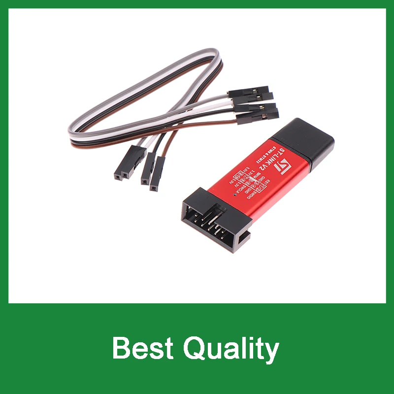 ST-LINK V2 Mini Programmer for STM8 STM32 with Protective Cover and DuPont Cable 
ST-LINK V2 Mini Programmer for STM8 STM32 with Protective Cover and DuPont Cable