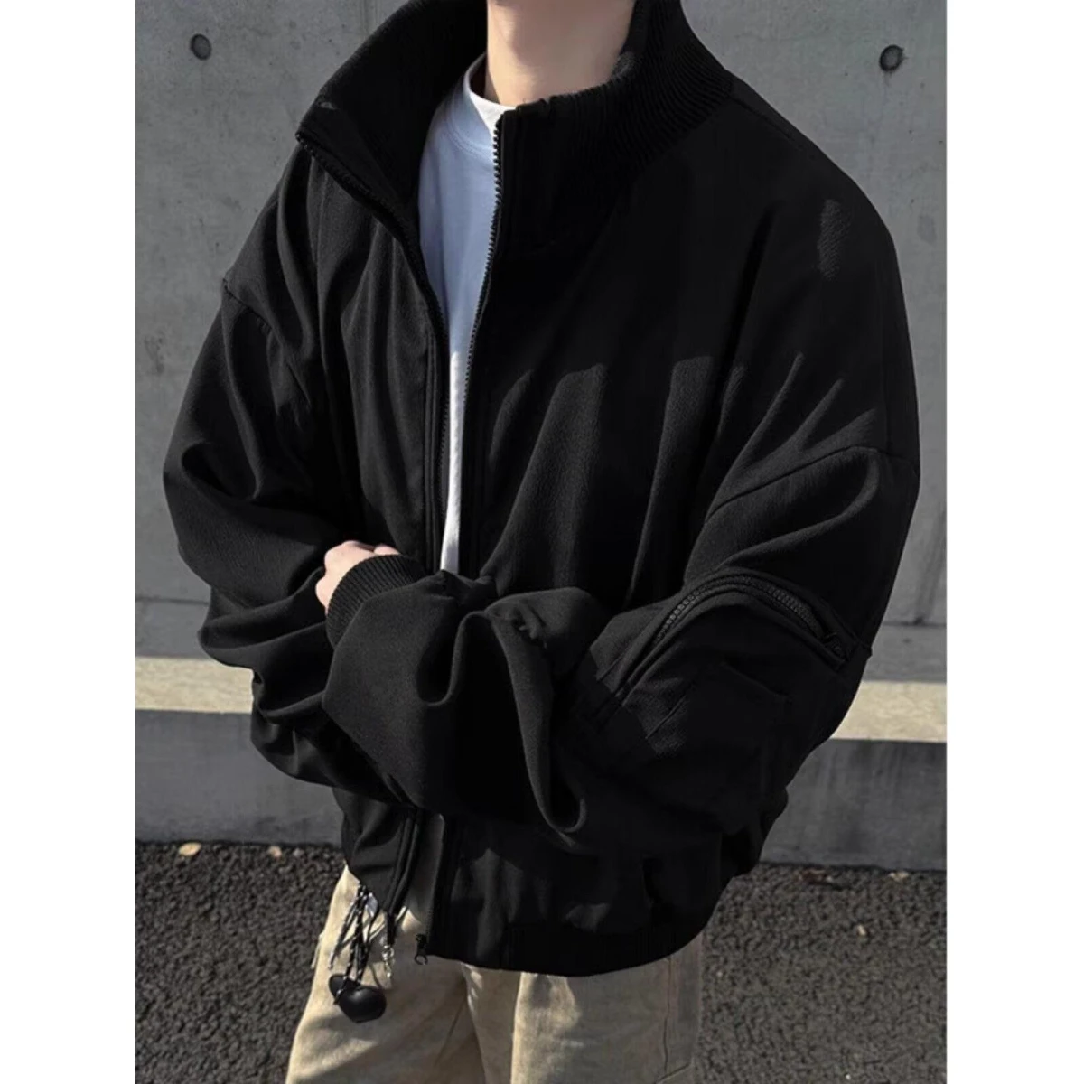 Мужская ор-American Pilot Jaet, весенне-осенняя рабочая одежда с высоким воротником, пальто, бейсбольное пальто из полиэстера, верхняя одежда со стойкой
Мужская ор-American Pilot Jaet, весенне-осенняя рабочая одежда с высоким воротником, пальто, бейсбольное пальто из полиэстера, верхняя одежда со стойкой