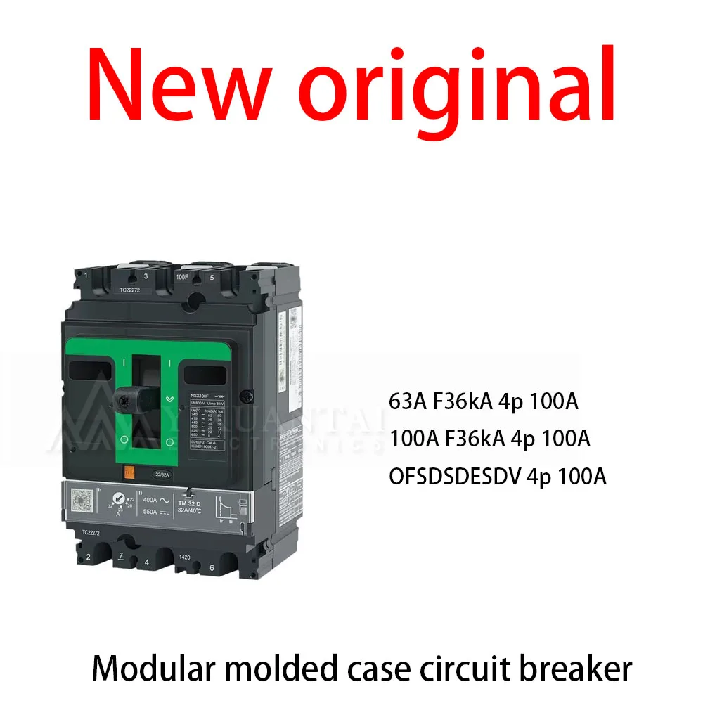 1Pcs/Lot New original 63A F36kA 4p 100A 100A F36kA 4p 100A OFSDSDESDV 4p 100A Modular molded case circuit breaker
1Pcs/Lot New original 63A F36kA 4p 100A 100A F36kA 4p 100A OFSDSDESDV 4p 100A Modular molded case circuit breaker