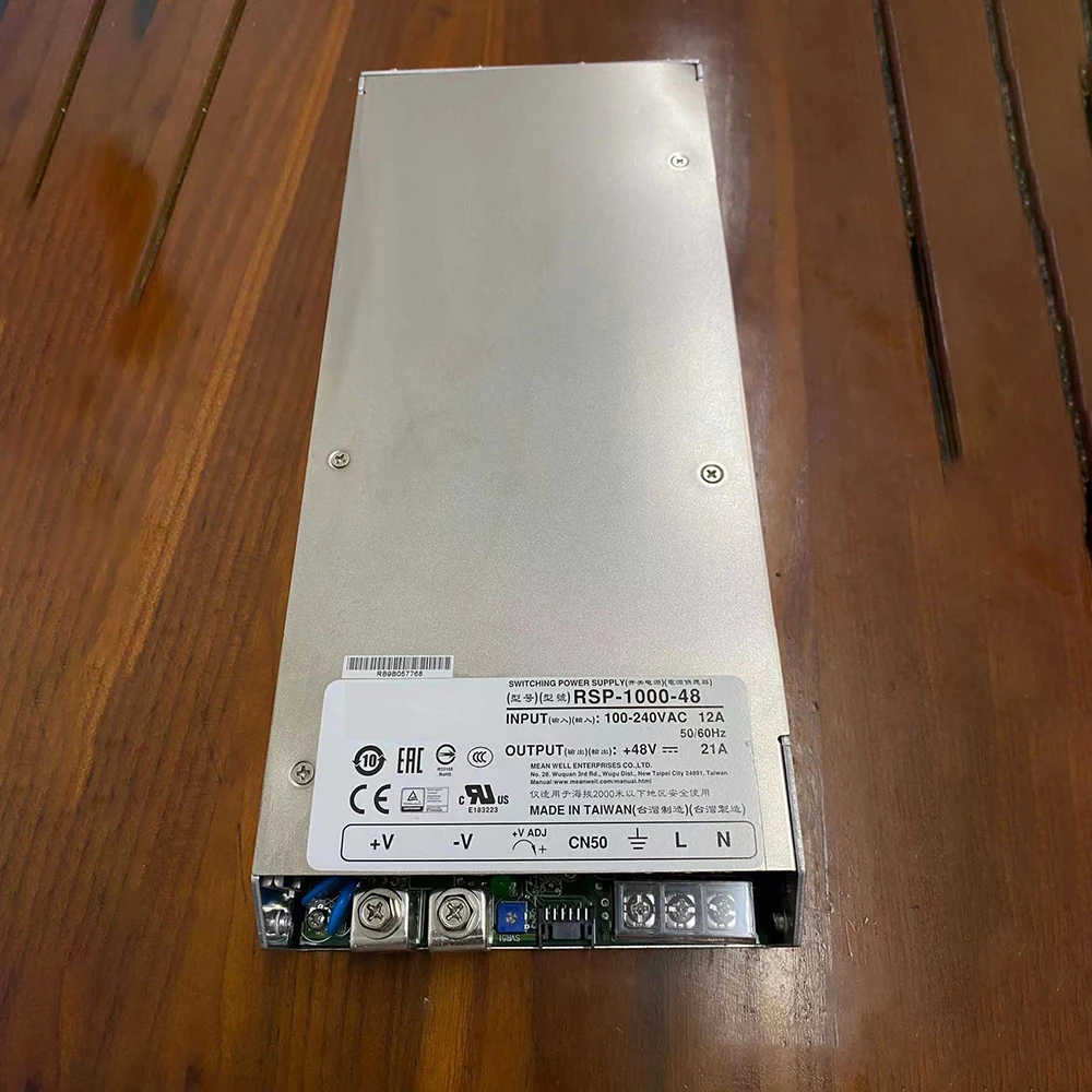 RSP-1000-48 Оригинальный ультратонкий импульсный источник питания 48 В 21 А 1000 Вт
RSP-1000-48 Оригинальный ультратонкий импульсный источник питания 48 В 21 А 1000 Вт