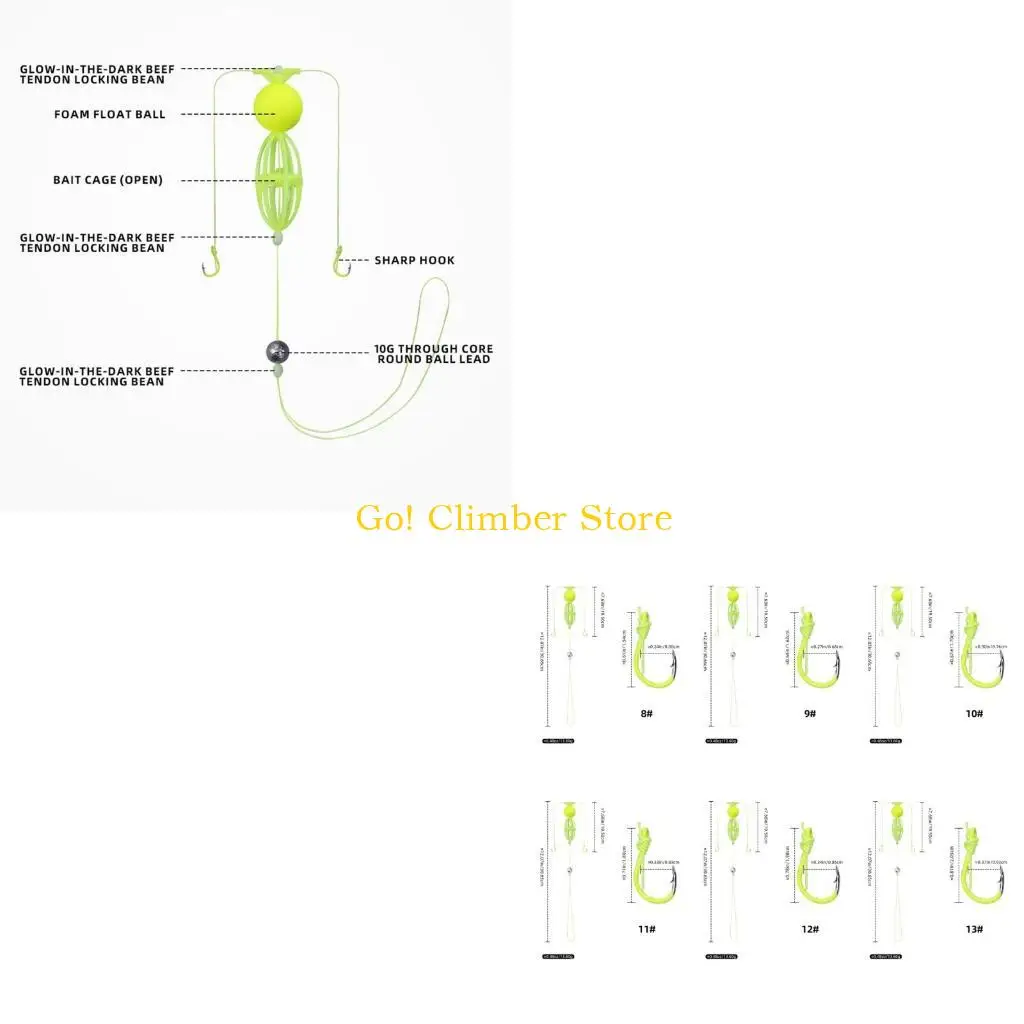 Q84C High Strength Line Baits Cage Double Hook Fishing Spring Baits Cage Sea for Multiple Water
Q84C High Strength Line Baits Cage Double Hook Fishing Spring Baits Cage Sea for Multiple Water