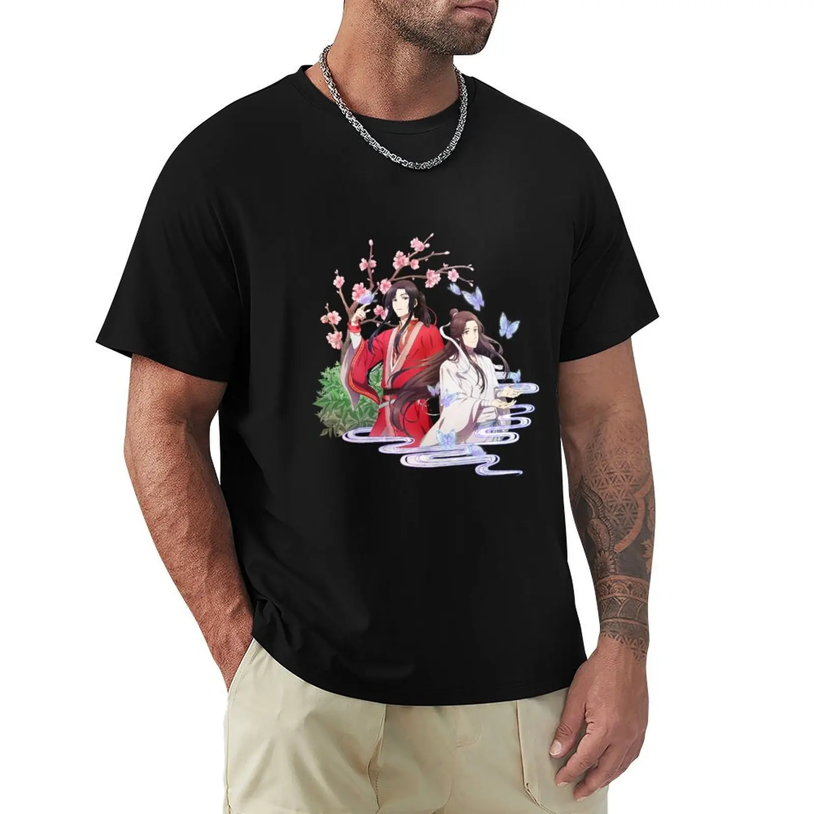 TGCF - Heaven officials blessing Hualian - hua cheng and xie lian T-Shirt cotton man t-shirts black t-shirts for men
TGCF - Heaven officials blessing Hualian - hua cheng and xie lian T-Shirt cotton man t-shirts black t-shirts for men