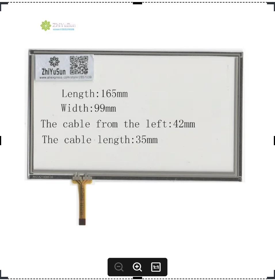 ZhiYuSun NEW KDT-3942 165mm*99mm 7inch 4 line For CarDVD touch screen panel 165*99 this is compatible
ZhiYuSun NEW KDT-3942 165mm*99mm 7inch 4 line For CarDVD touch screen panel 165*99 this is compatible