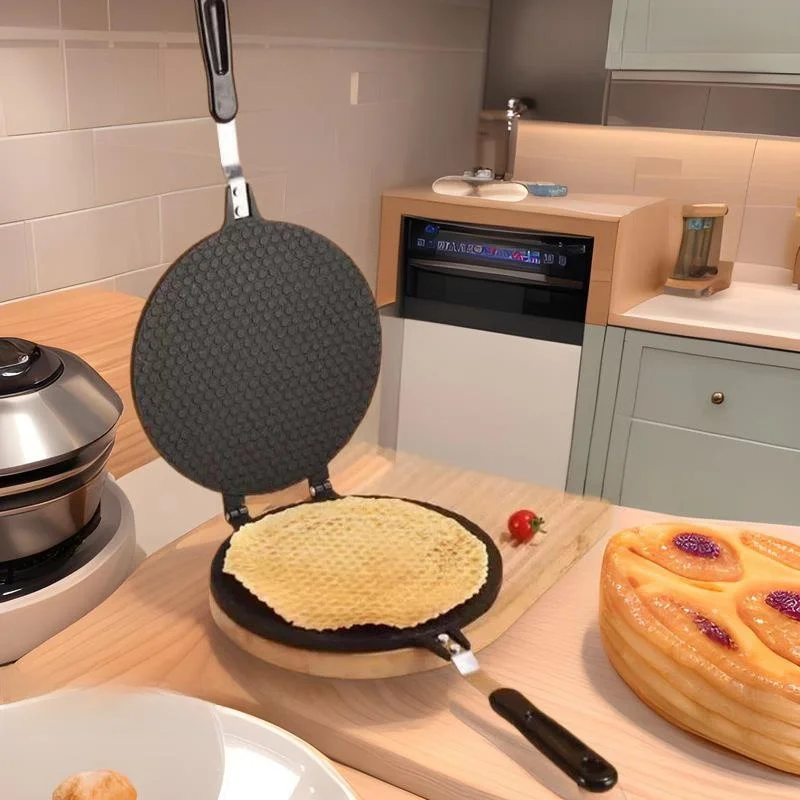 Old Fashioned Handmade Iron Cast Egg Roll Machine Home Use Barbecue Pancake Fire Roasted Floral Patterned Clamp Aluminum Alloy
Old Fashioned Handmade Iron Cast Egg Roll Machine Home Use Barbecue Pancake Fire Roasted Floral Patterned Clamp Aluminum Alloy
