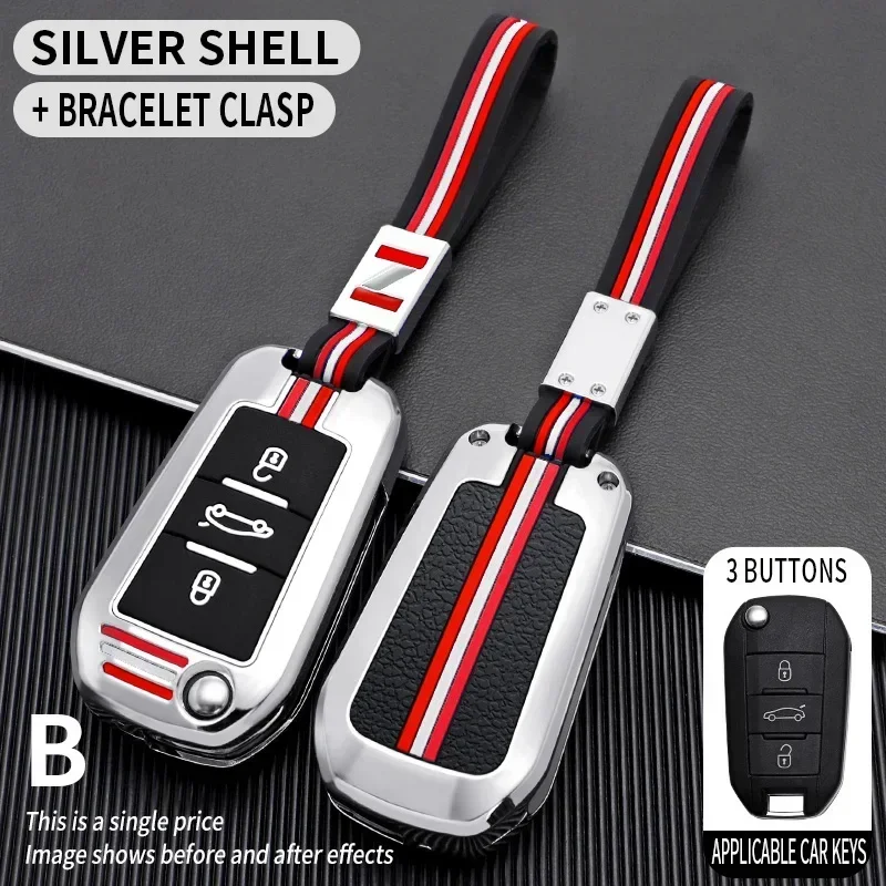 Metal Car Key Cover Fob Case Shell for Citroen C5 C3 C4 C8 Berlingo for Peugeot Partner Rifter 208 308 508 407 2008 3008 Expert
Metal Car Key Cover Fob Case Shell for Citroen C5 C3 C4 C8 Berlingo for Peugeot Partner Rifter 208 308 508 407 2008 3008 Expert
