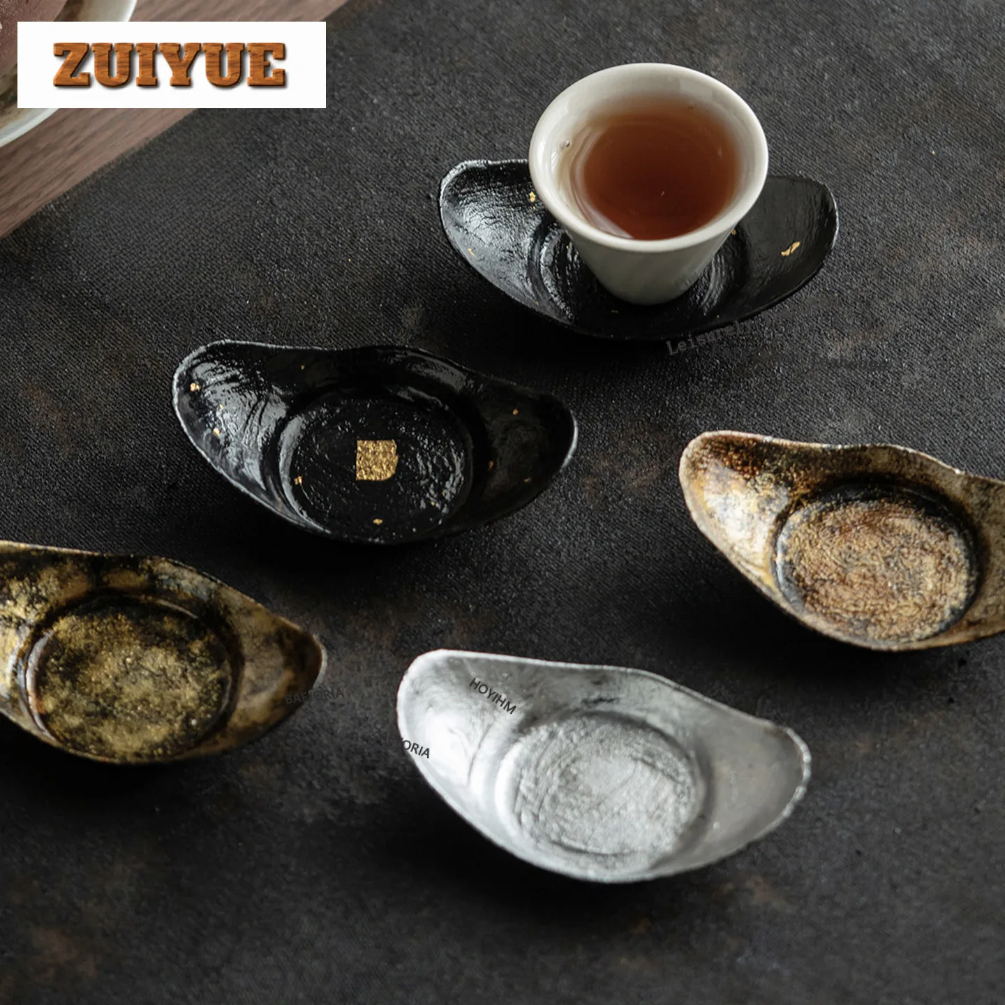 Lacquer-coated Ingot-shaped Coasters Boutique Hot Pad For Coffee Cups Saucer Heat Insulation Placemats Cup Holder Tableware
Lacquer-coated Ingot-shaped Coasters Boutique Hot Pad For Coffee Cups Saucer Heat Insulation Placemats Cup Holder Tableware