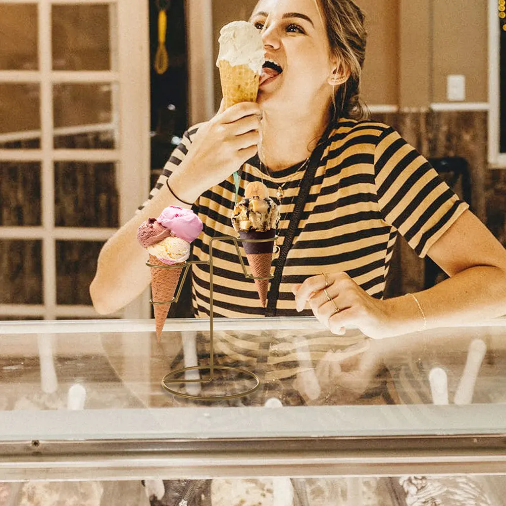 2 Pcs Ice Cream Stand Food Display Cone Support Base Rack Holder Stands Bracket
2 Pcs Ice Cream Stand Food Display Cone Support Base Rack Holder Stands Bracket