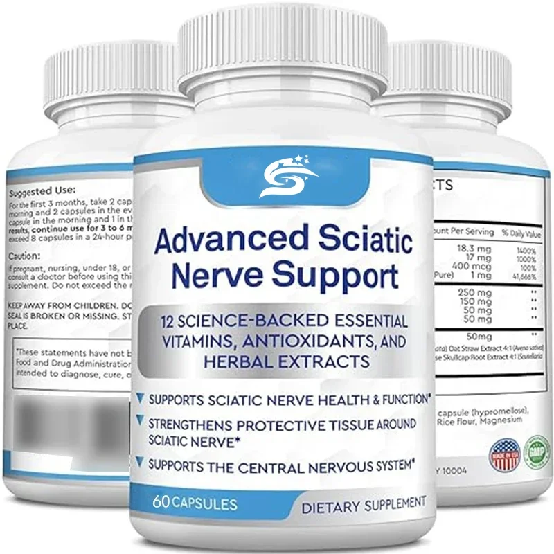 Advanced Sciatic Nerve Support Relief: Lipoic Acid Vitamin, 12 In 1 Sciatic Nerve Pain Supplement
Advanced Sciatic Nerve Support Relief: Lipoic Acid Vitamin, 12 In 1 Sciatic Nerve Pain Supplement