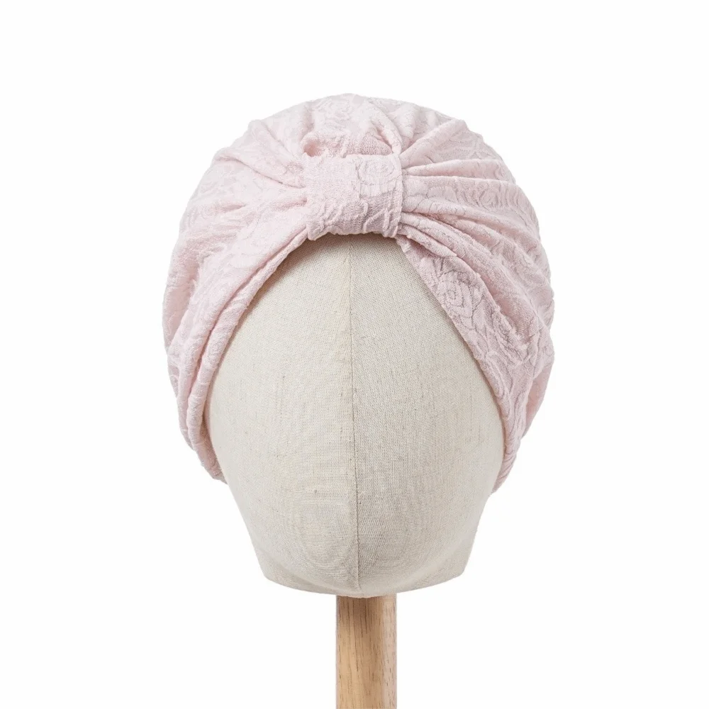 Fashion Jacquard Lace Jacquard Turban Hat Elastic Comfortable Headscarf Cap Front Twist Breathable Beanie Cap Women's Fashion
Fashion Jacquard Lace Jacquard Turban Hat Elastic Comfortable Headscarf Cap Front Twist Breathable Beanie Cap Women's Fashion