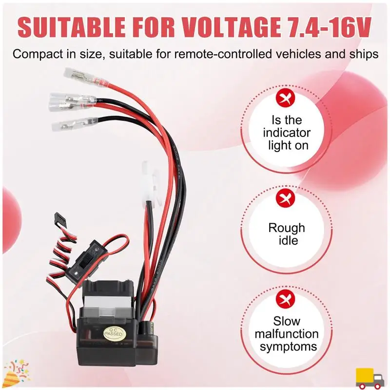 RC High Voltage ESC Brushed Speed Controller 7.2V-16V 320A For RC Car Truck Boat Hpi/Axial/Traxxas/Tamiya
RC High Voltage ESC Brushed Speed Controller 7.2V-16V 320A For RC Car Truck Boat Hpi/Axial/Traxxas/Tamiya