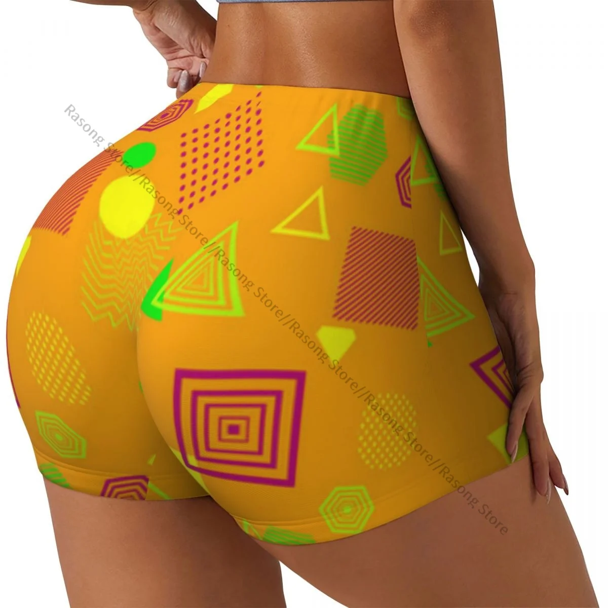 Sexy tight hip sports shorts Abstract Memphis Style fitness women's comfortable yoga shorts
Sexy tight hip sports shorts Abstract Memphis Style fitness women's comfortable yoga shorts