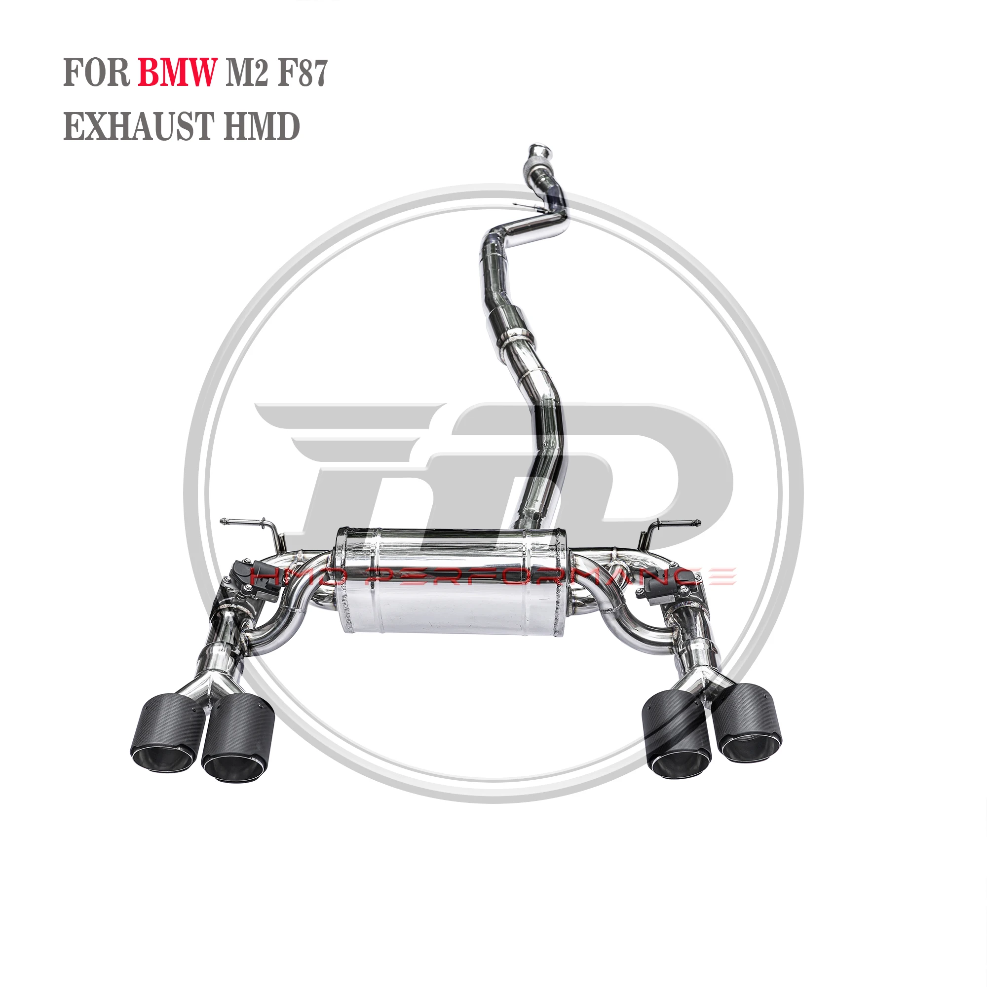 Выхлопная система HMD из нержавеющей стали для BMW M2 F87 N55 Engine 3,0 T глушитель с клапаном
Выхлопная система HMD из нержавеющей стали для BMW M2 F87 N55 Engine 3,0 T глушитель с клапаном