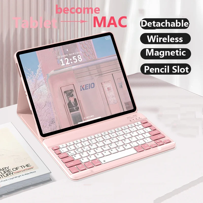 Чехол с клавиатурой для Xiaomi Poco Pad 12,1 дюймов 2024 6S Pro 12,4 дюймов 5 Pro 12,4 для Redmi Pad Pro 12,1, Магнитный чехол-книжка для планшета
Чехол с клавиатурой для Xiaomi Poco Pad 12,1 дюймов 2024 6S Pro 12,4 дюймов 5 Pro 12,4 для Redmi Pad Pro 12,1, Магнитный чехол-книжка для планшета