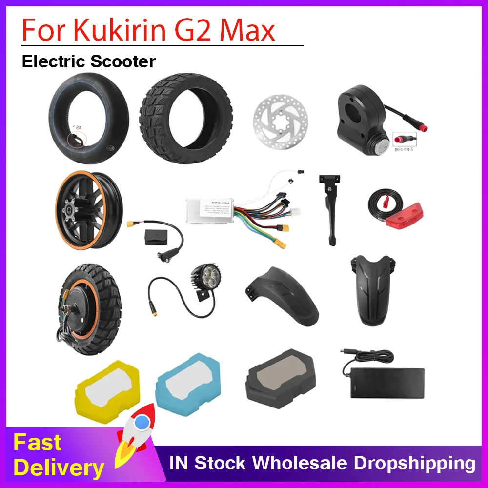 Controller Wheel Mudguard Taillight Foot Support Disc Brake Headlight For Kukirin G2 Max E-Scooter Repair Accessories
Controller Wheel Mudguard Taillight Foot Support Disc Brake Headlight For Kukirin G2 Max E-Scooter Repair Accessories
