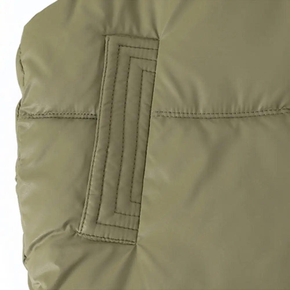 Sleeveless Waistcoat Women's Winter Vest Coat with Thickened Padding Zipper Closure Stand Up Collar Sleeveless for Windproof
Sleeveless Waistcoat Women's Winter Vest Coat with Thickened Padding Zipper Closure Stand Up Collar Sleeveless for Windproof