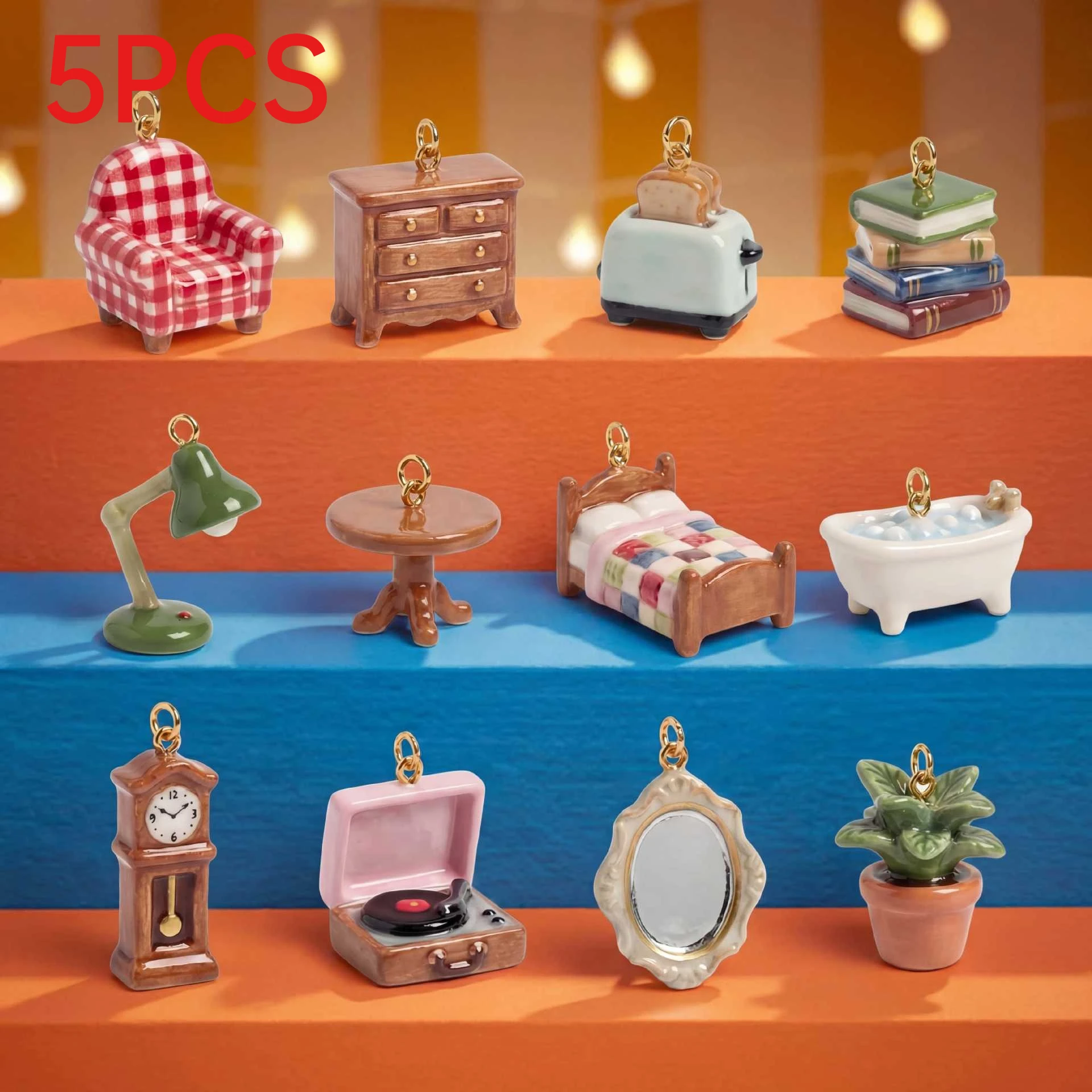 5Pcs Cute Mini Home Furniture Sofa Bed Lamp Charms Pendant DIY Handmade Jewelry Accessories
5Pcs Cute Mini Home Furniture Sofa Bed Lamp Charms Pendant DIY Handmade Jewelry Accessories