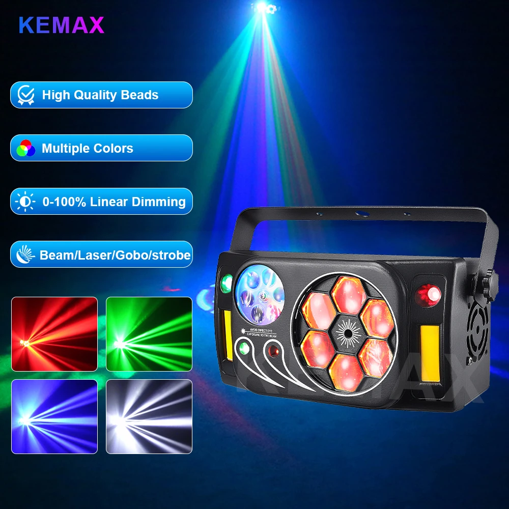 Dj Equipment 80W 6in1 Bee Eye Disco Party Lights DMX Beam Laser Strobe Gobo RGBW Sound Control Сценический эффект Свет на Рождество
Dj Equipment 80W 6in1 Bee Eye Disco Party Lights DMX Beam Laser Strobe Gobo RGBW Sound Control Сценический эффект Свет на Рождество