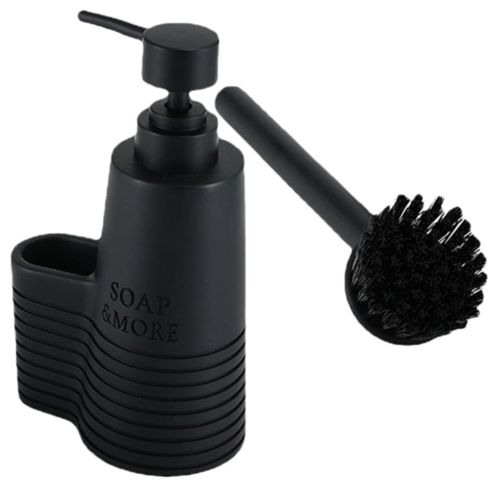 Soap Dispenser with Cleaning Brush Portable Resin Hand Bottle for Kitchen Bathroom Lotion Dispenser Refillable
Soap Dispenser with Cleaning Brush Portable Resin Hand Bottle for Kitchen Bathroom Lotion Dispenser Refillable