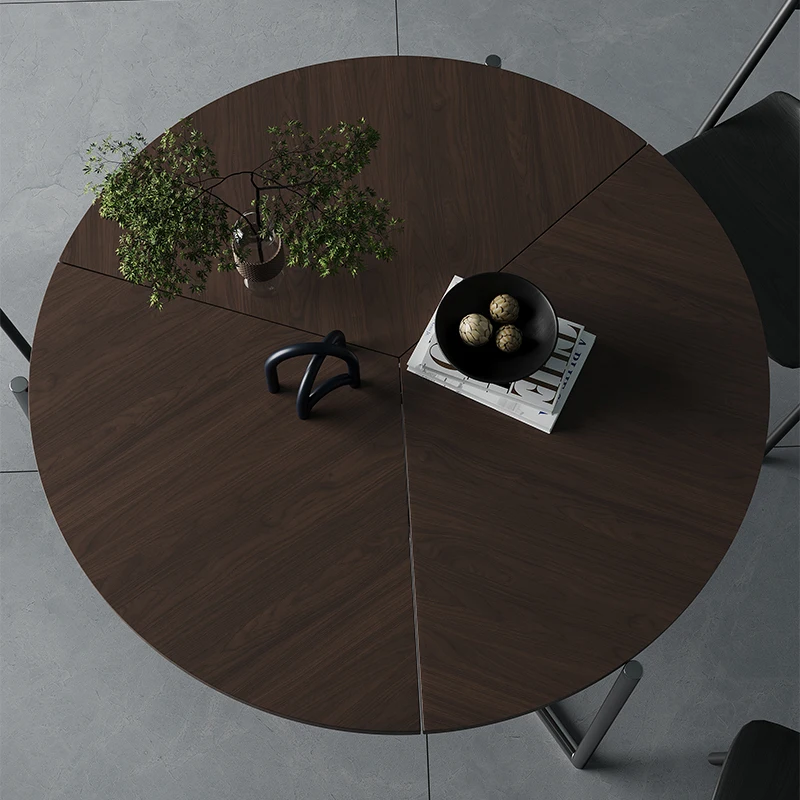 Folding round dining table multi-functional solid wood modern simple light luxury small apartment household
Folding round dining table multi-functional solid wood modern simple light luxury small apartment household