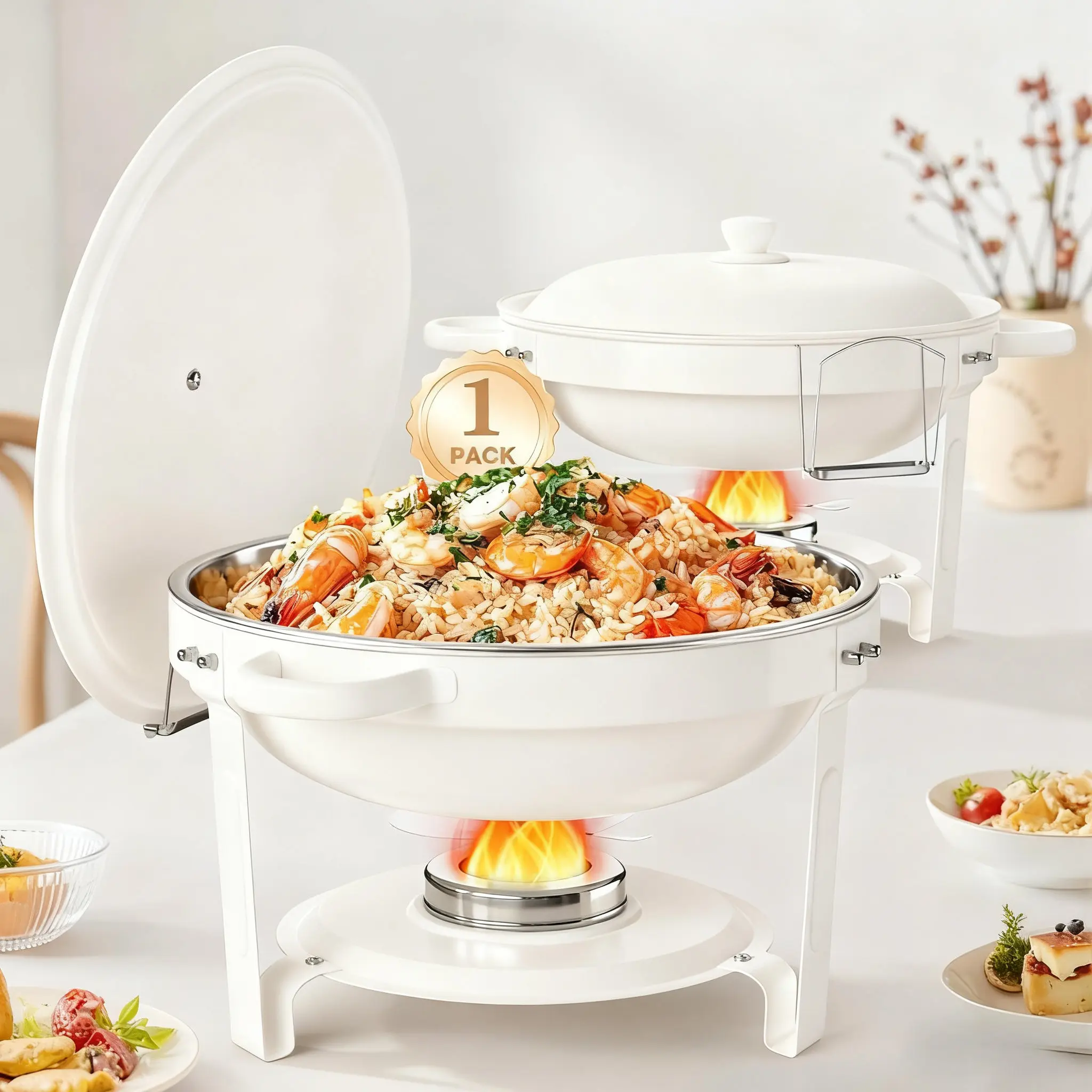 Stainless steel buffet stove, circular alcohol heating, detachable Buffy stove, insulation stove
Stainless steel buffet stove, circular alcohol heating, detachable Buffy stove, insulation stove