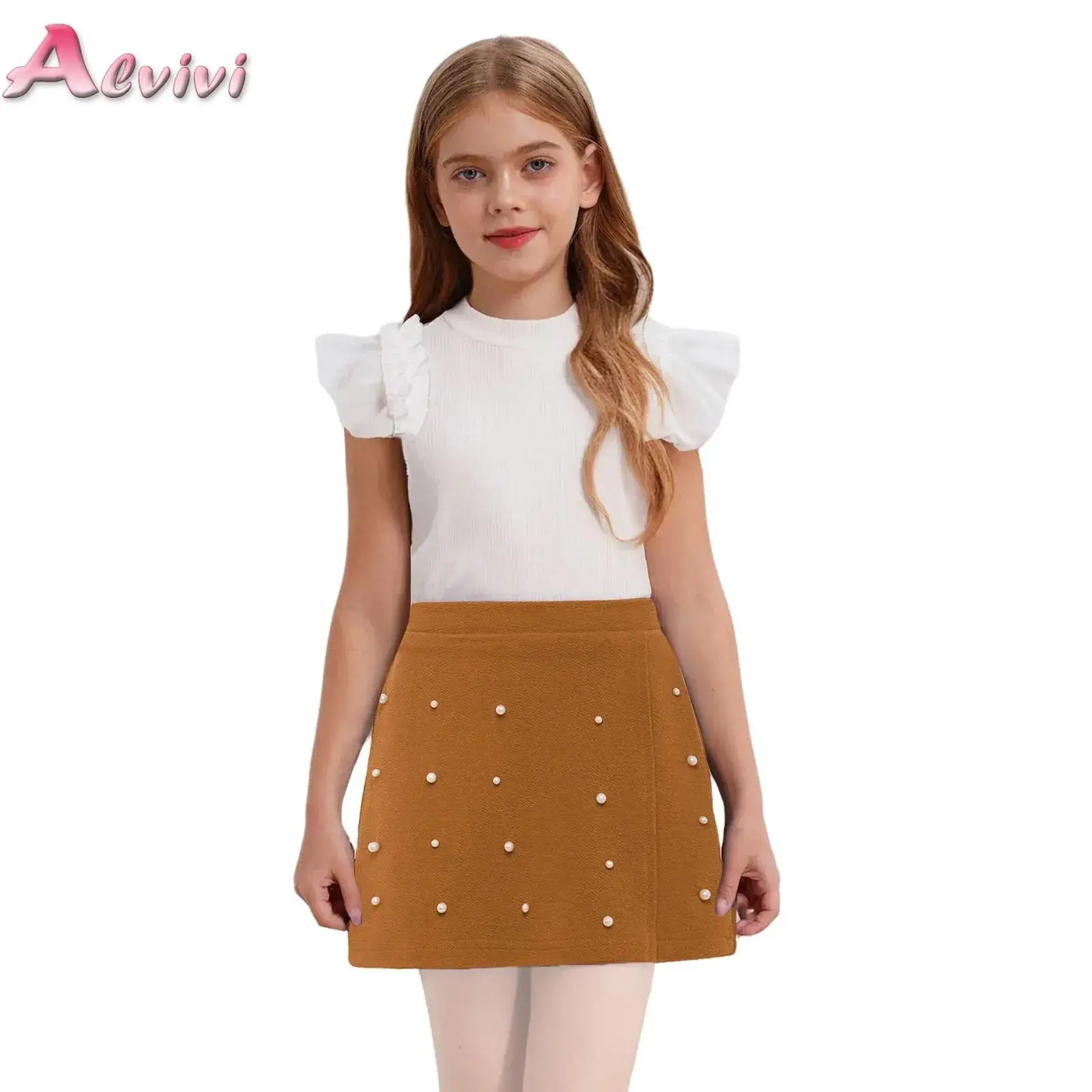 Kids Girls 2-Piece Casual Outfit Summer Cute Ruffle Sleeves Ribbed Top with Culotte for Birthday Party Picnic Park Photography
Kids Girls 2-Piece Casual Outfit Summer Cute Ruffle Sleeves Ribbed Top with Culotte for Birthday Party Picnic Park Photography