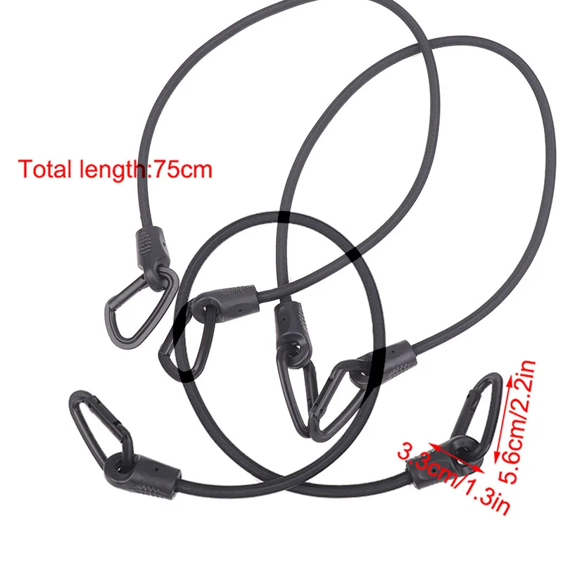 2 шт. черных D-образных пластиковых крючков с эластичным шнуром-резинкой для крепления багажа, палаток, байдарок, лодок, каноэ, велосипедов, регулируемые крепежные ремни с крючками
2 шт. черных D-образных пластиковых крючков с эластичным шнуром-резинкой для крепления багажа, палаток, байдарок, лодок, каноэ, велосипедов, регулируемые крепежные ремни с крючками