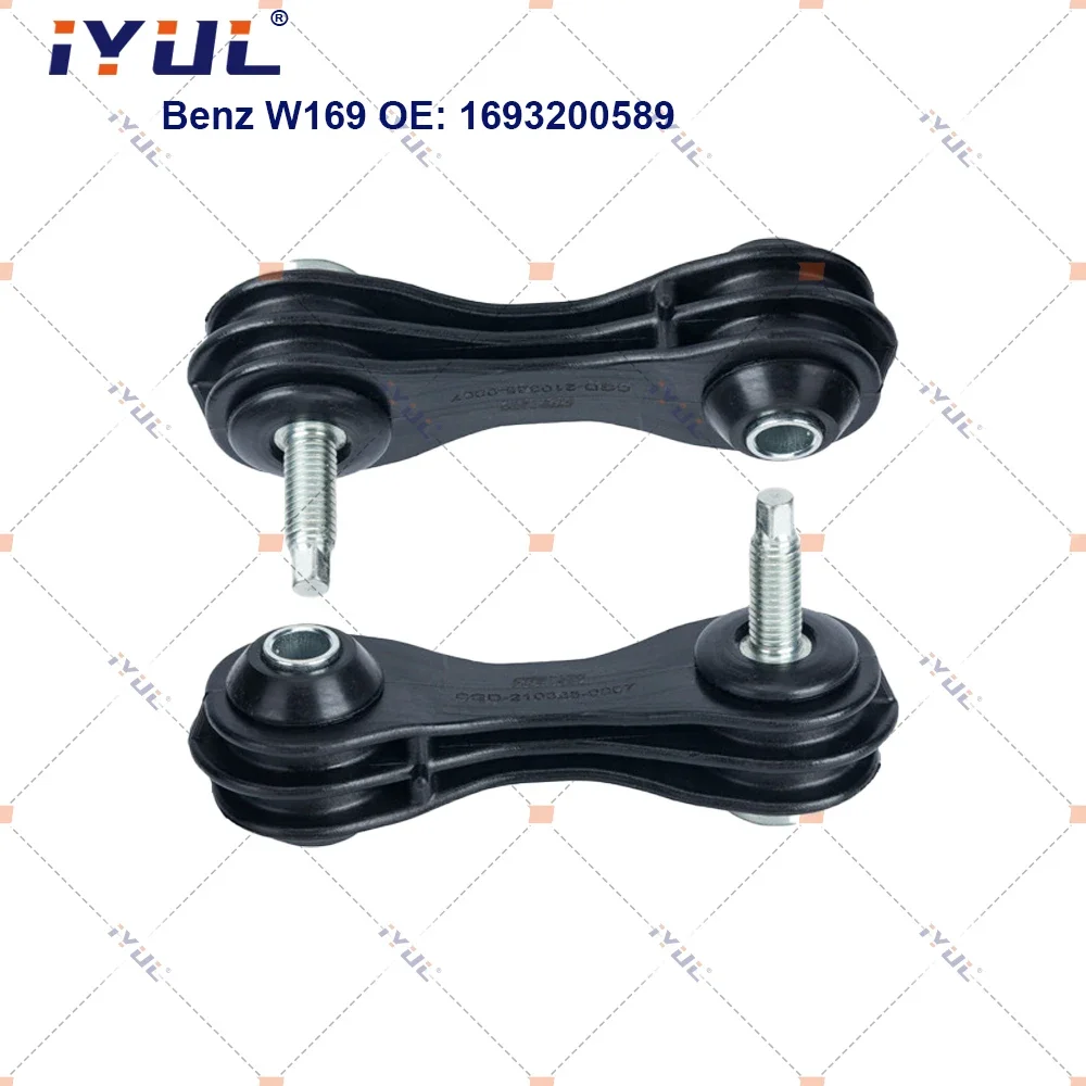 IYUL A Pair of Rear Axle Sway Bar End Stabilizer Link Ball Joint For Mercedes-Benz W169 W245 B150 B160 B170 B180 B200 1693200589
IYUL A Pair of Rear Axle Sway Bar End Stabilizer Link Ball Joint For Mercedes-Benz W169 W245 B150 B160 B170 B180 B200 1693200589