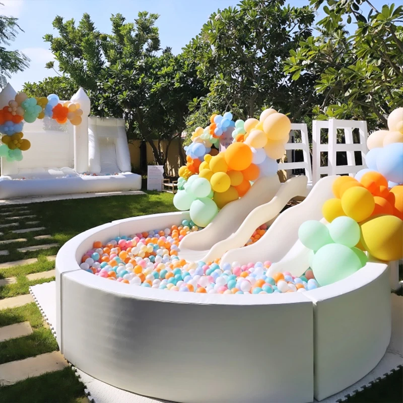 Premium White Soft Play Set for Toddlers Commercial Inflatable Bounce House with Slide & Ball Pit Aesthetic For Party Rental
Premium White Soft Play Set for Toddlers Commercial Inflatable Bounce House with Slide & Ball Pit Aesthetic For Party Rental