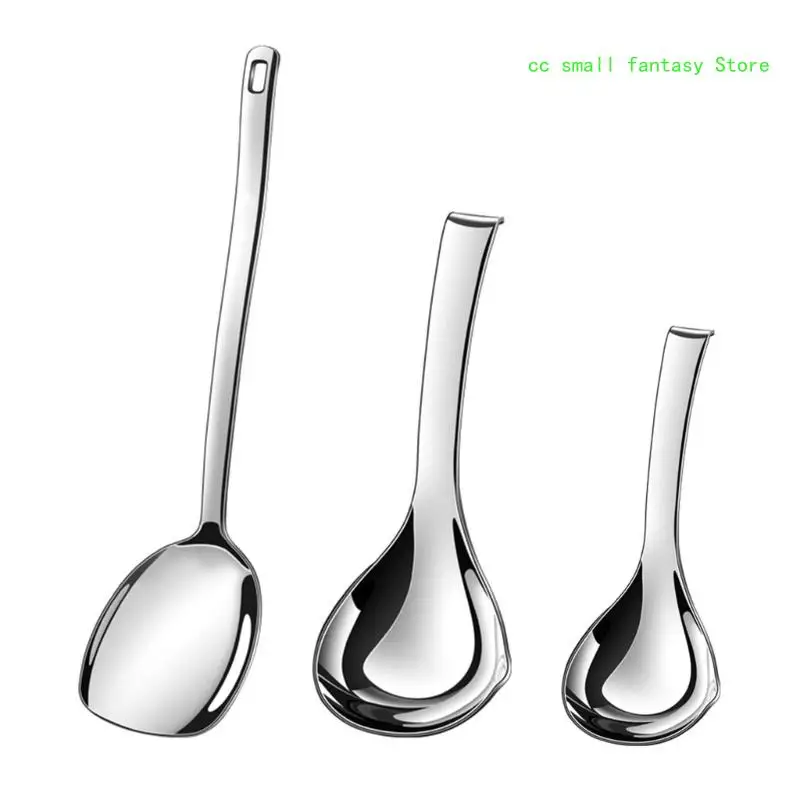 R3MA Soup Spoon 304 Stainless Steel Spatula Long Handle Cooking Spoons Multifunction
R3MA Soup Spoon 304 Stainless Steel Spatula Long Handle Cooking Spoons Multifunction