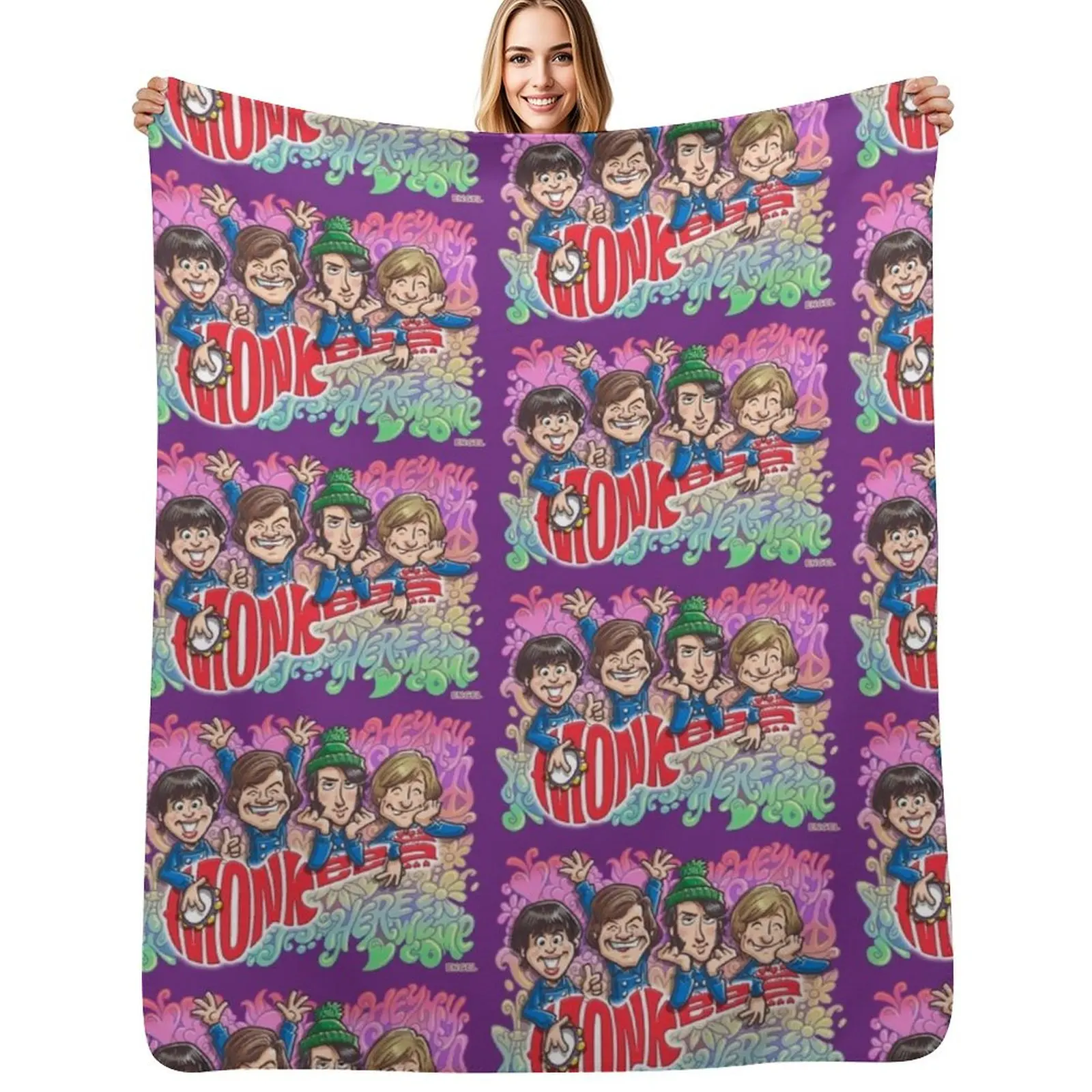 HEY, HEY! Throw Blanket Cozy Throw Blanket for Bed Sofa Chair
HEY, HEY! Throw Blanket Cozy Throw Blanket for Bed Sofa Chair