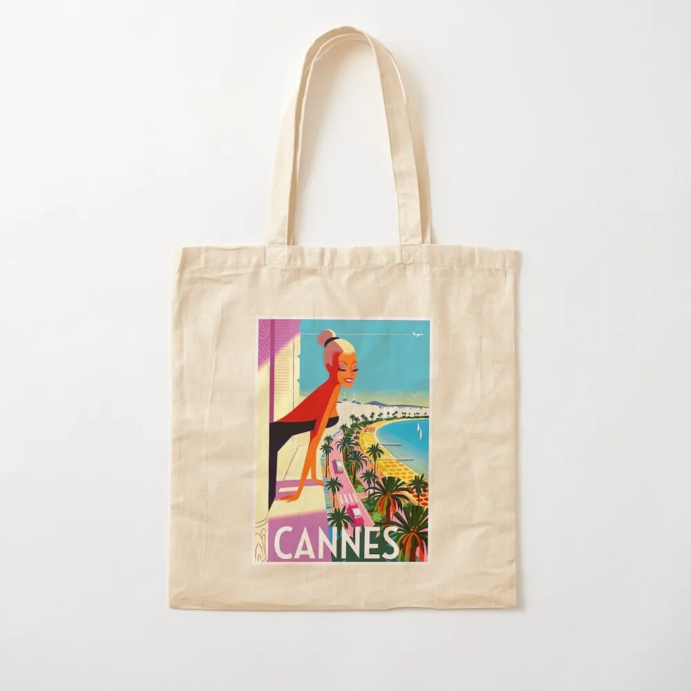 Cannes : Vintage French Riviera Travel Advertising Print Tote Bag Canvas shoulder bag tote bag woman
Cannes : Vintage French Riviera Travel Advertising Print Tote Bag Canvas shoulder bag tote bag woman