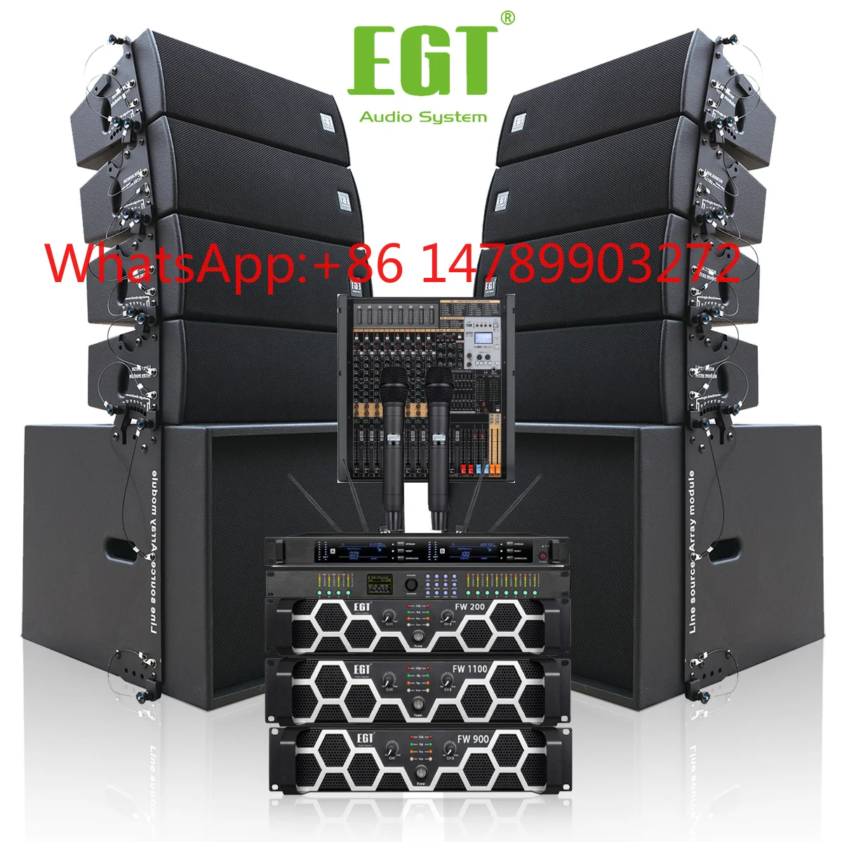Dual 8 Inch 400W AES Passive Line Array Speaker 121dB for Concert Church Outdoor Stage Show
Dual 8 Inch 400W AES Passive Line Array Speaker 121dB for Concert Church Outdoor Stage Show