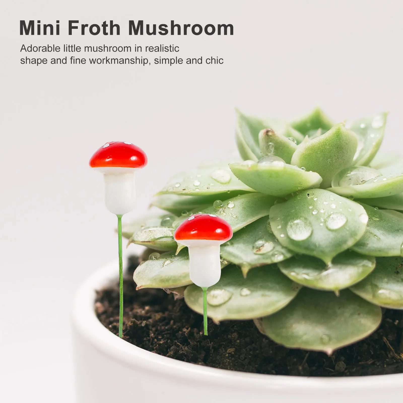 100 Pcs Simulation Colorful Mushrooms Mini Garden Ornaments Terrarium Decor Desktop Accessories Landscape Statues
100 Pcs Simulation Colorful Mushrooms Mini Garden Ornaments Terrarium Decor Desktop Accessories Landscape Statues