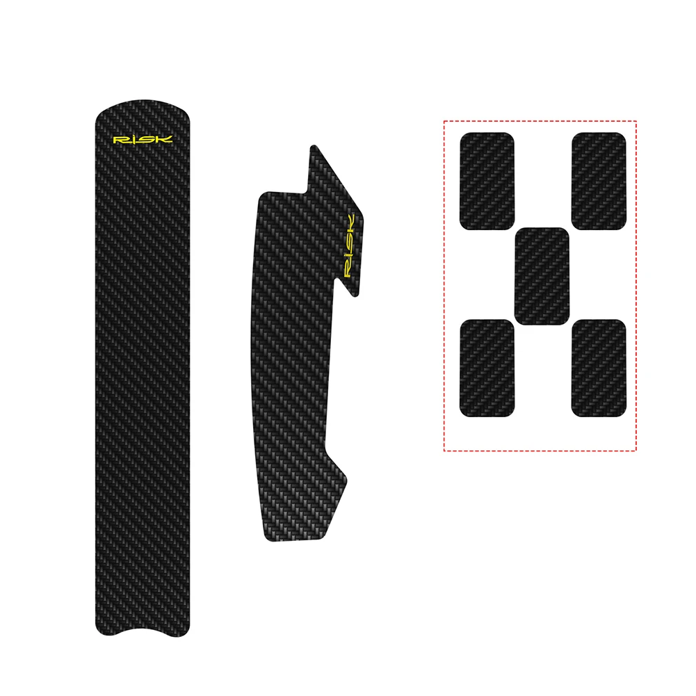 Bike Chainstay Protector Sticker with Anti Scratch Functionality and Leather Material for Bicycle Frame Protection