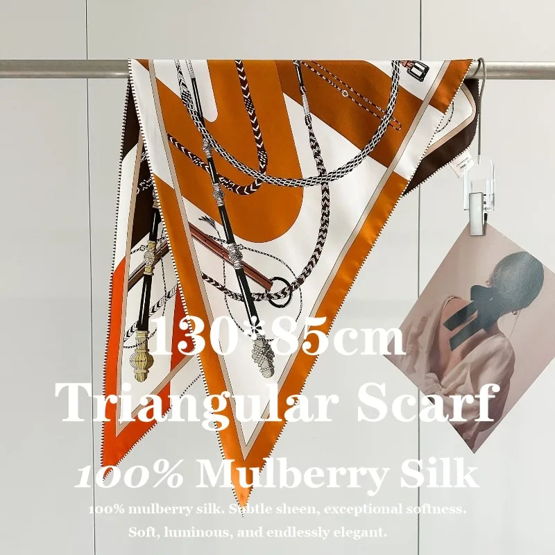 Luxury 100% Mulberry Triangular Scarf Women Silk Head Scarf Women Neck Kerchief Hair Bandana Shawl Wrap Foulard 2026 New Fashion
Luxury 100% Mulberry Triangular Scarf Women Silk Head Scarf Women Neck Kerchief Hair Bandana Shawl Wrap Foulard 2026 New Fashion