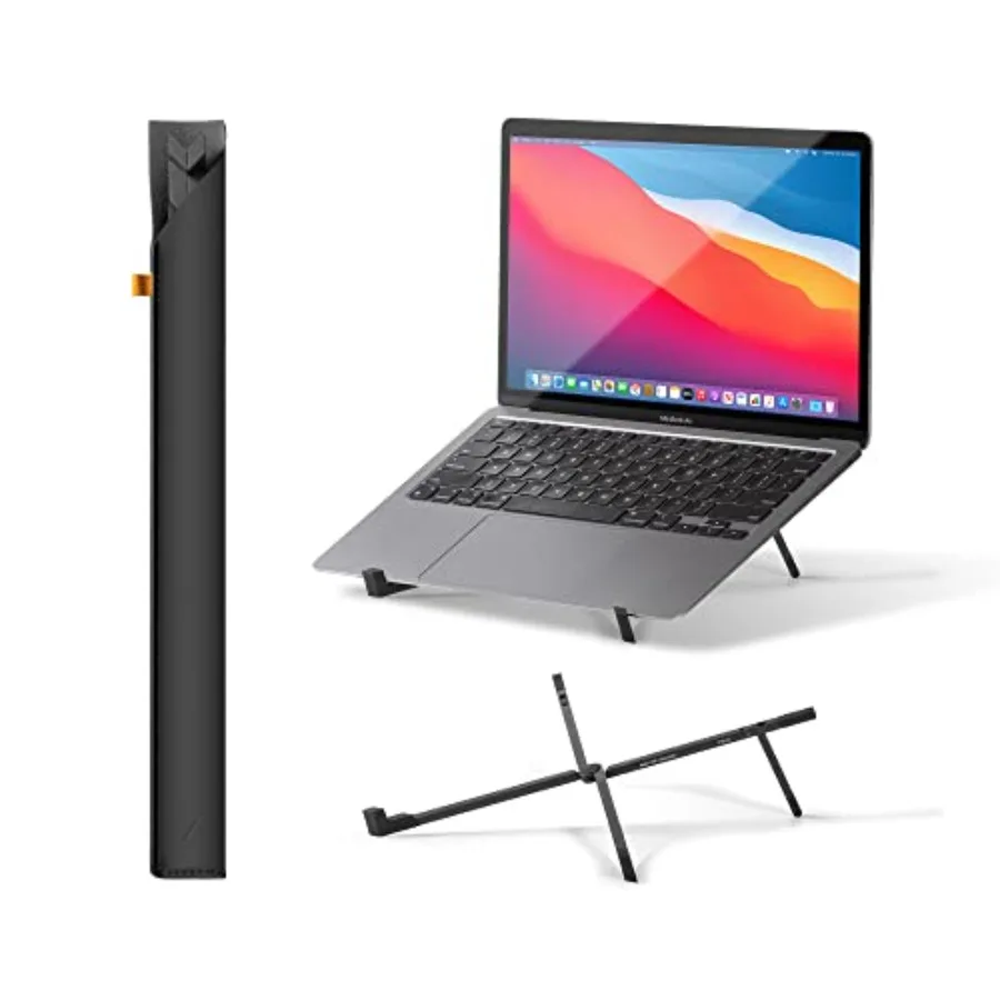 Fold Laptop Stand Ultra-Slim Foldable and Portable Laptop Stand Ergonomic and Optimized Viewing Angle for 13 to 16 Inch MacBook
Fold Laptop Stand Ultra-Slim Foldable and Portable Laptop Stand Ergonomic and Optimized Viewing Angle for 13 to 16 Inch MacBook