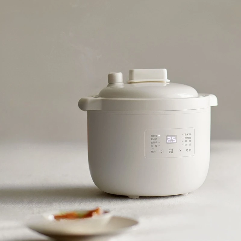 Micro-piezoelectric stew cup 2.5 liters household electric stew pot to make soup, automatic stew pot to cook porridge artifact
Micro-piezoelectric stew cup 2.5 liters household electric stew pot to make soup, automatic stew pot to cook porridge artifact