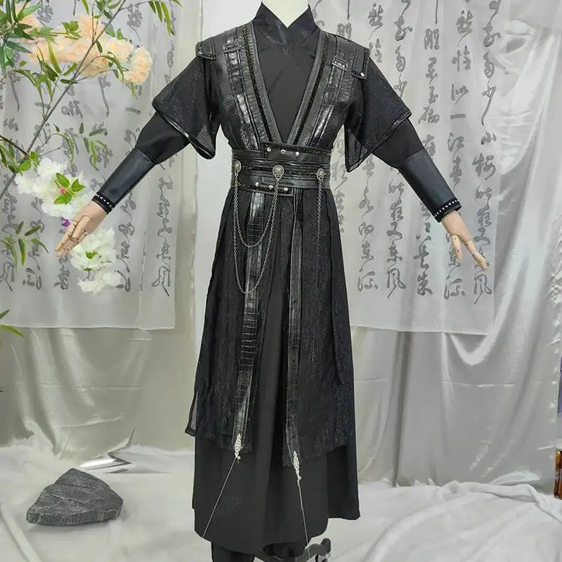 Hanfu Chinese Ancient Men Hanfu Black Sets Men Carnival Halloween Mo Ran Erha And His White Cat Master Cosplay Costume
Hanfu Chinese Ancient Men Hanfu Black Sets Men Carnival Halloween Mo Ran Erha And His White Cat Master Cosplay Costume