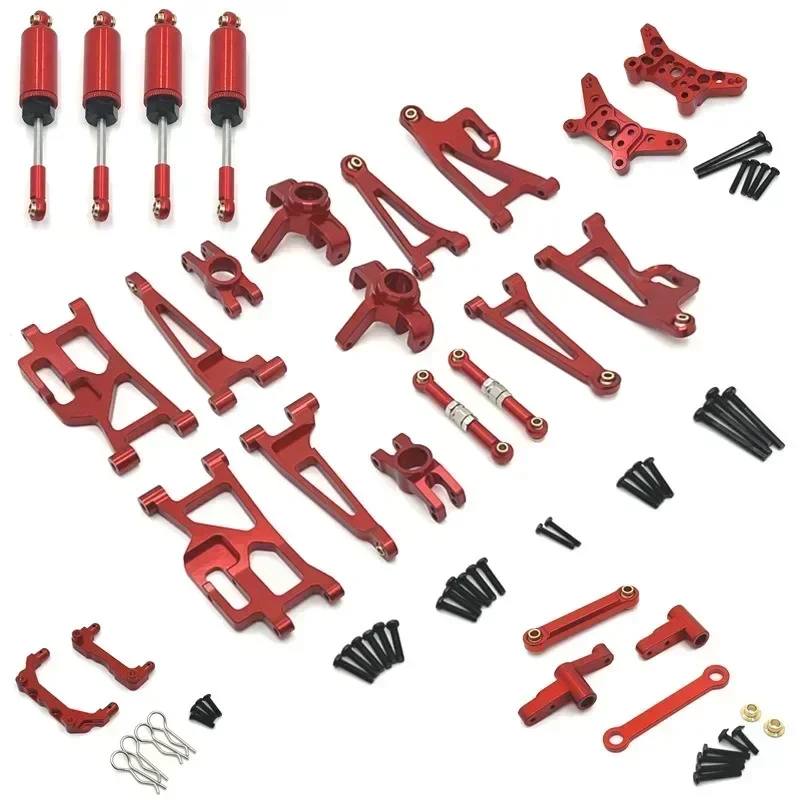 MJX 14209 14210 Metal Steering Cup Hub Carrier Upper Lower Swing Arm Set Shock Absorber 1/14 RC Car Upgrade Parts Accessories
MJX 14209 14210 Metal Steering Cup Hub Carrier Upper Lower Swing Arm Set Shock Absorber 1/14 RC Car Upgrade Parts Accessories