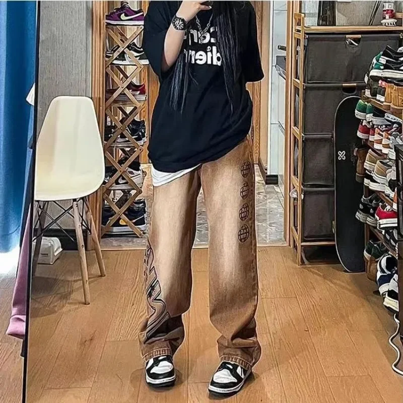 Womens Jeans Wide Leg High Waist Shot Trousers South Korea Cool Pant Vintage Stylish On Sale Denim Pants for Women Baggy Spring
Womens Jeans Wide Leg High Waist Shot Trousers South Korea Cool Pant Vintage Stylish On Sale Denim Pants for Women Baggy Spring