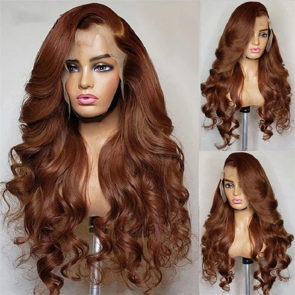 13x6 Chocolate Brown Body Wave Lace Front Wig HD Transparent 13x4 Lace Frontal Wig Human Hair Preplucked Colored Human Hair Wigs
13x6 Chocolate Brown Body Wave Lace Front Wig HD Transparent 13x4 Lace Frontal Wig Human Hair Preplucked Colored Human Hair Wigs