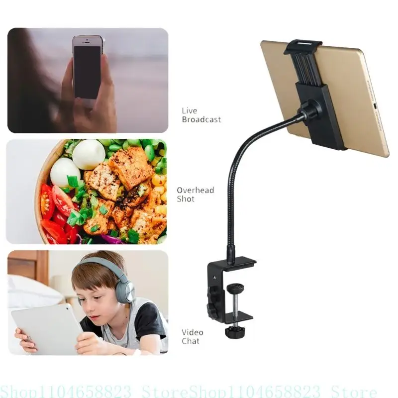652F Phone and Tablet Holder Bed Mount Aluminum Long Arm Foldable Lazy Stand 360 Degree Rotatable for Phone Tablet
652F Phone and Tablet Holder Bed Mount Aluminum Long Arm Foldable Lazy Stand 360 Degree Rotatable for Phone Tablet