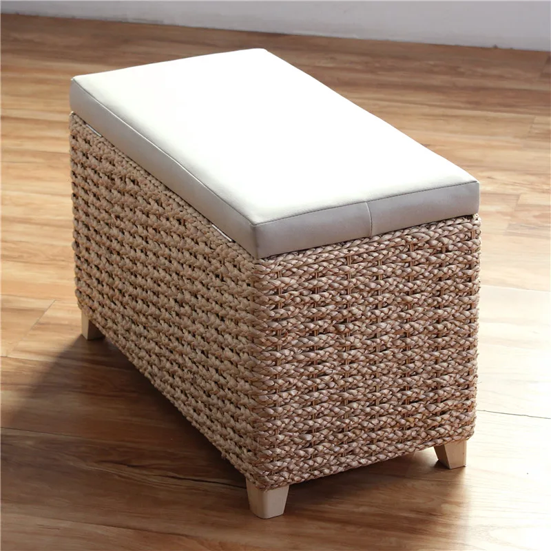 Entryway Shoe Storage Stool, Seated Organizer Box, Rattan Sofa Bench, Solid Wood Long Seat for Hallway Storage and Sitting 
Entryway Shoe Storage Stool, Seated Organizer Box, Rattan Sofa Bench, Solid Wood Long Seat for Hallway Storage and Sitting