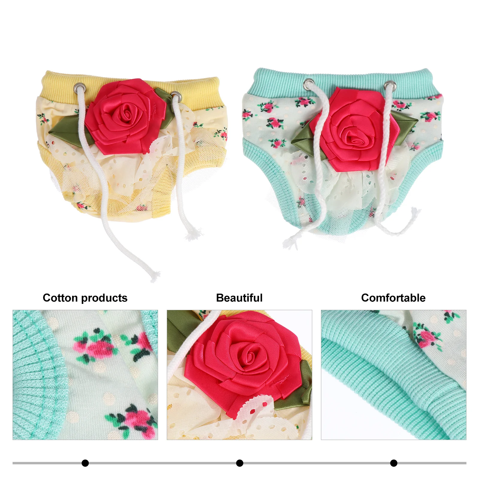 2pcs Pet Diaper Dog Sanitary Pants Washable Reusable Puppy Diaper Pantie Leakproof Female Dog Diapers Comfortable Pet Supply
2pcs Pet Diaper Dog Sanitary Pants Washable Reusable Puppy Diaper Pantie Leakproof Female Dog Diapers Comfortable Pet Supply