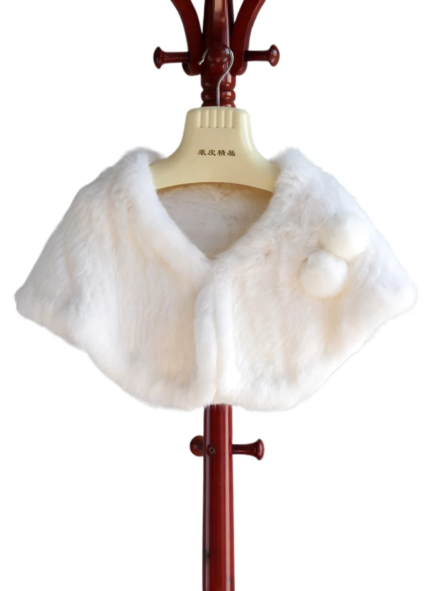 2025 fashion handmade double-sided woven rabbit fur shawl fur shoulder bridal gown shawl Japanese white
2025 fashion handmade double-sided woven rabbit fur shawl fur shoulder bridal gown shawl Japanese white