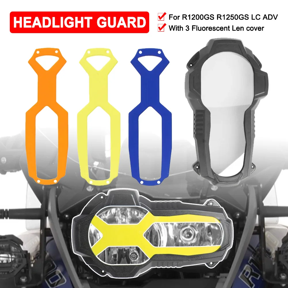 R1250GS Adventure 2024 Motorcycle Headlight Protector For BMW R1200GS R1250GS 2013-2023 Headlight Guard With 3 Fluorescent Cover
R1250GS Adventure 2024 Motorcycle Headlight Protector For BMW R1200GS R1250GS 2013-2023 Headlight Guard With 3 Fluorescent Cover
